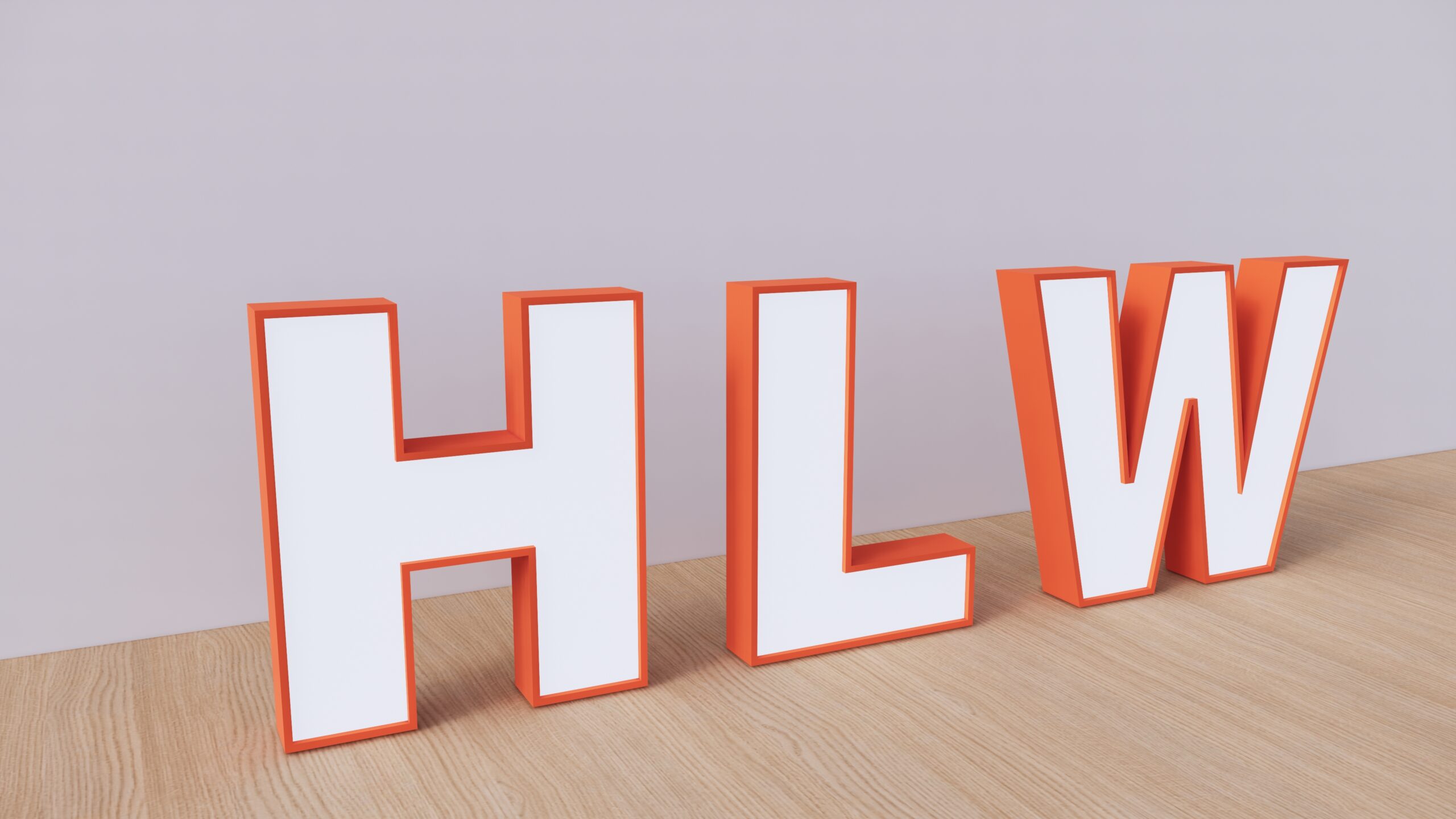 3d logo light 3d logo light installed as signs for business in a modern commercial space