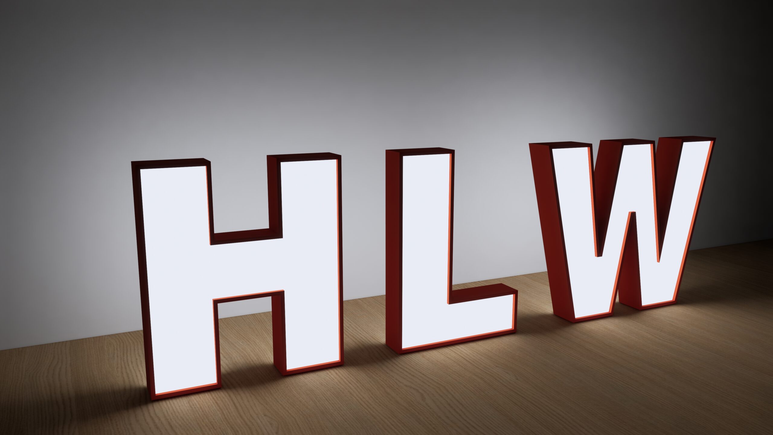 Illuminated 3d logo light display for offices, stores, and business signs