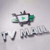 Modern 3d logo light creating professional signs for business spaces