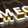 Dual-lit acrylic letters acrylic led sign