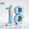 stainless steel edge 4ft infinity mirror party numbers 4ft
