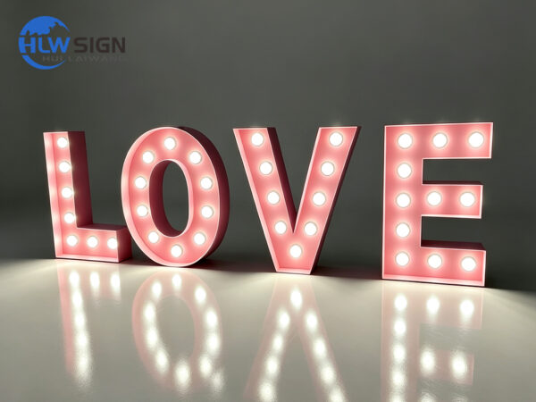 4ft Pink Marquee Letters for party event