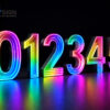 Infinity mirror freestanding lighted letters 4ft for party event
