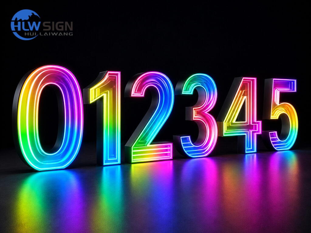 Infinity mirror freestanding lighted letters 4ft for party event