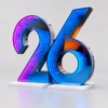 stainless steel edge 4ft infinity mirror light up numbers 4ft