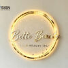 Cut-to shape acrylic shop sign wall mount sign