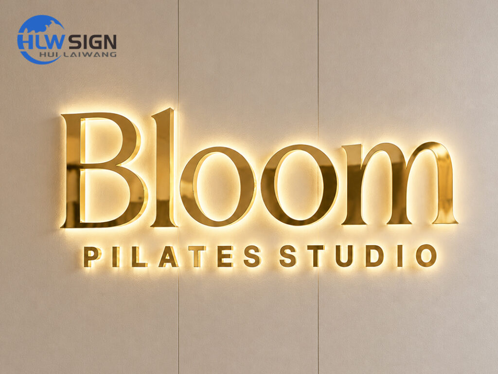 backlit letters