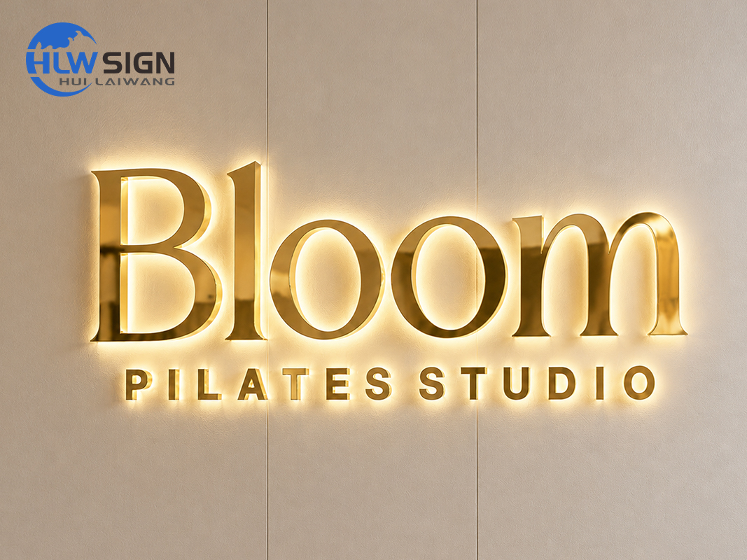 backlit letters
