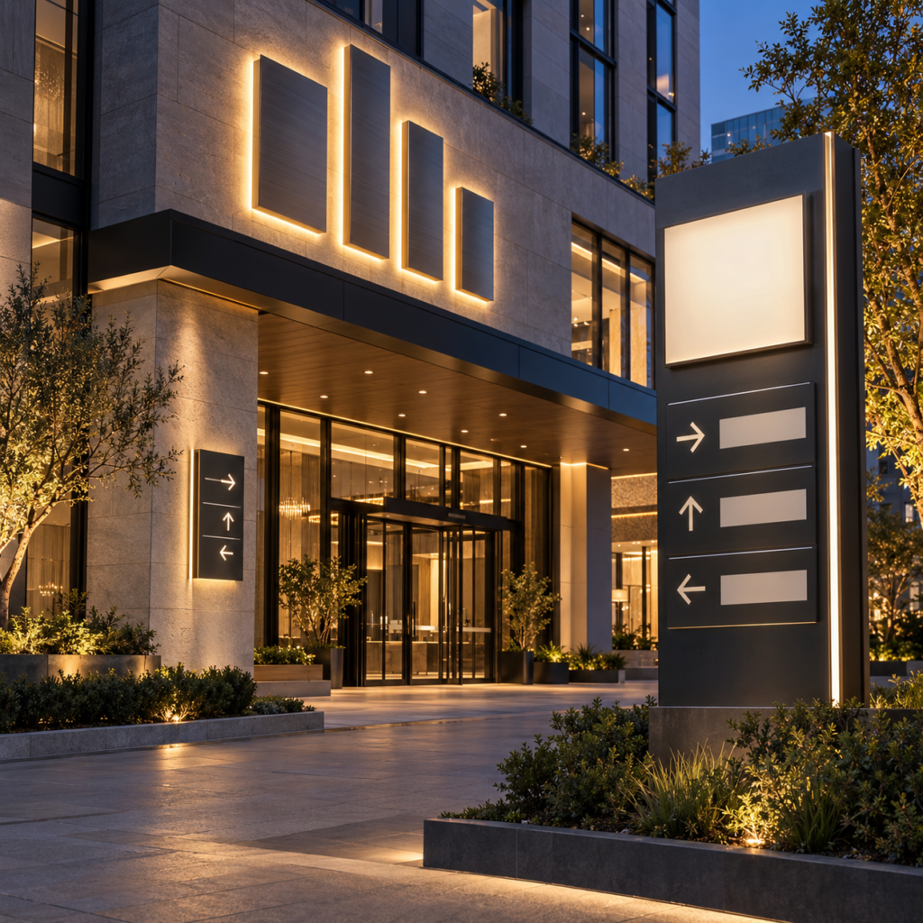 Learn how to specify architectural signage for a building project, from sign schedules and materials to wayfinding, lighting, compliance, and installation.