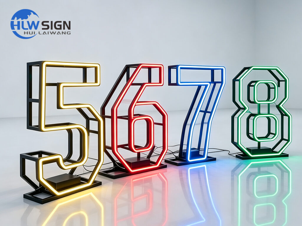 glow letters for party