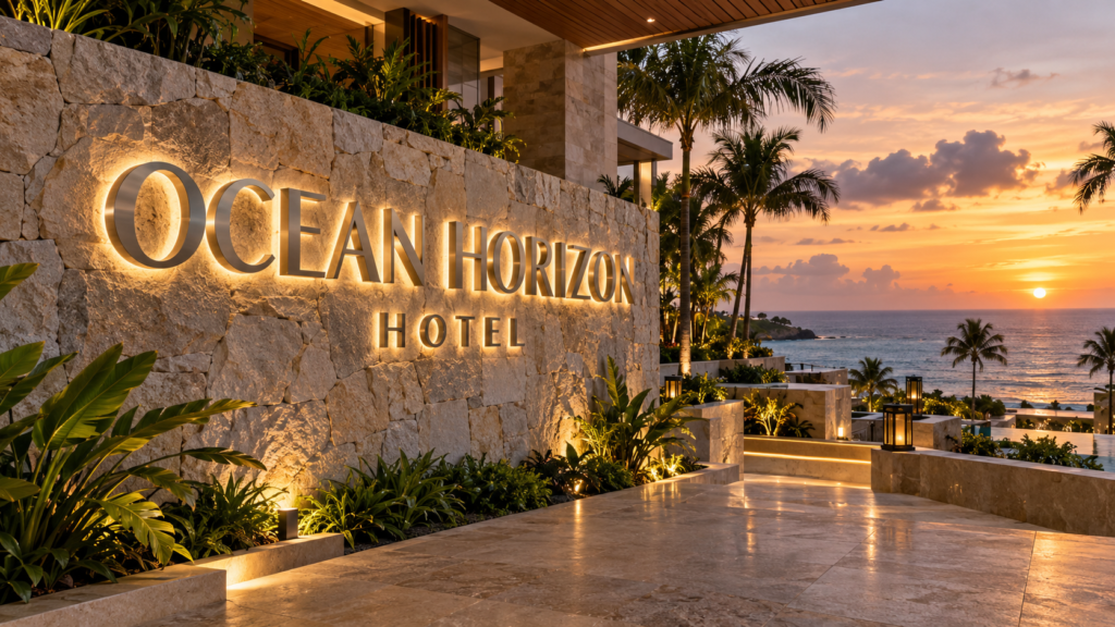 316 stainless steel signs for coastal environment