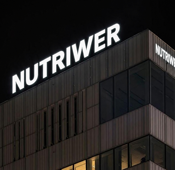 Large front-lit signage letters