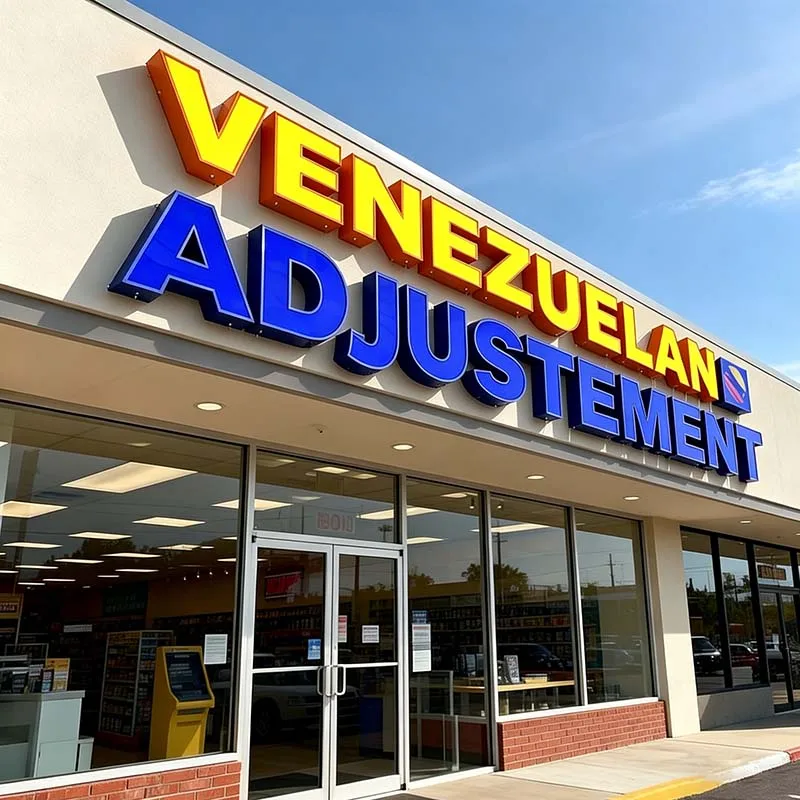 front lit led channel letters for storefront outdoor